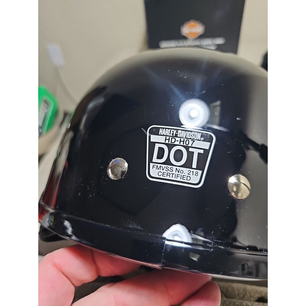 Harley-Davidson Midnight Half Helmet Size XS 2011 - 98214-12VM/002S NEW - Picture 16 of 16